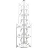 vidaXL Pflanzentreppe 160 x 36 cm Weiß