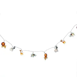 MARELIDA Lichterkette 0,9 m Kunststoff 10 Tiere Bunt