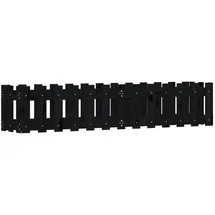 vidaXL Hochbeet Latten-Design 150 x 30 x 30 cm Schwarz