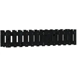 vidaXL Hochbeet Latten-Design 150 x 30 x 30 cm Schwarz