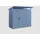 EcoStar Gerätehaus Trend-P Typ 1 x 2,48 x 1,53 x 2,27 m taubenblau