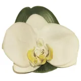 Kunstorchidee Dekoblüten Phalaenopsis Orchidee Calin, 6 Stück, weiß, 11 cm Orchidee (Orchidee phalaenopsis), artplants weiß
