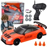 LeanToys RC-Auto Sportwagen 1:24 CH RTR Orange/Schwarz