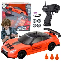 LeanToys RC-Auto Sportwagen 1:24 CH RTR Orange/Schwarz