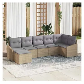 vidaXL Sofa Set 7-tlg. Loungeset beige