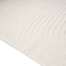 The CarPET Teppich THE CARPET "Santo Plus", beige (creme), B:200cm H:5mm L:280cm, Polypropylen, Teppiche, Teppich, Plus moderner robuster In und Outdoor Teppich