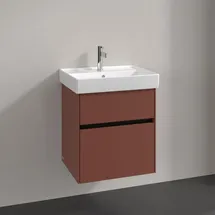 Villeroy & Boch Waschtischunterschrank 2 Auszüge 51 x 54,6 x 41,4 cm Wine Red