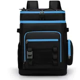 Agger Freizeitrucksack Kühlrucksack,Isoliertasche leicht und wasserdicht, eeignet für Strandausflüge,Camping,Reisen, Angeln und andere Anlässe. blau