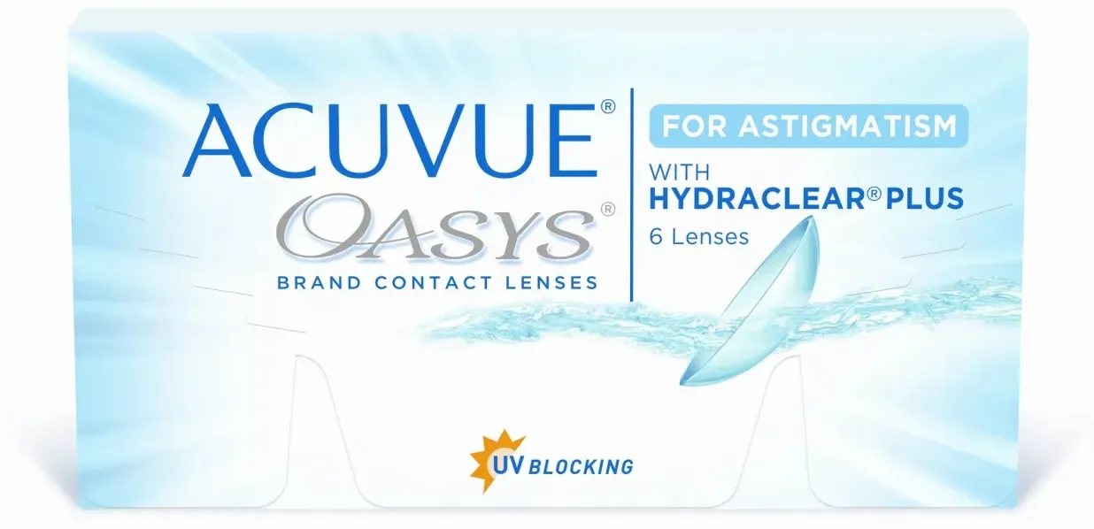 ACUVUE OASYS FOR ASTIGMATISM  6-er - DIA:14.50 BC:8.60 SPH:-1.25 CYL:-2.75 AX:140