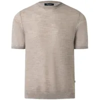 T-Shirt MAERZ MUENCHEN "Maerz Muenchen 404000 T-Shirt Herren Bekleidung", Herren, Gr. 54, beige, 100% Wolle (Merino), Shirts T-Shirt