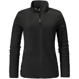 Schöffel Damen Atlanta Fleece Jacke (Größe XXL, schwarz)