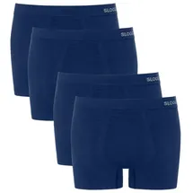 SLOGGI Retro Pants GO Smooth Boxershorts blau L 4er Pack