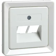 Elso Zentralplatte UAE 2xRJ45 reinweiß 503664