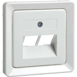 Elso Zentralplatte UAE 2xRJ45 reinweiß 503664