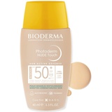 Bioderma Photoderm Nude Touch mineralisches Bräunungsfluid für das Gesicht SPF 50+ Farbton Very light 40 ml