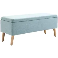 Homcom Truhenbank Hellgrün 110 x 39 x 45 cm