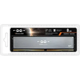 Silicon Power Pulse (1 x 8GB, 3200 MHz, DDR4-RAM, U-DIMM), RAM SP032GXLZU320BDI 32 GB DDR4 CL16 - Transparent