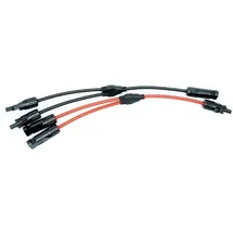 WATTSTUNDE MC4 Y-Stecker Set zur Parallelverschaltung von 2 Solarmodulen