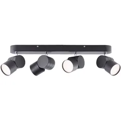 AEG LED Deckenstrahler Twine schwarz 21W 3000K Warmweiß 3 Stufen dimmbar schwenk...