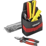 Cimco Gürteltasche Solar inkl. 5 Tlg 170475 ElektrikerInnen, HandwerkerInnen Werkzeug-Gürteltasche