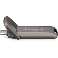 Integral USSD 1 TB Turbo-C USB 3.2 Gen 2×2 Metall-USB-Stick mit ultraschneller tragbarer SSD, Lesen bis zu 2.000 MB/s & Schreiben bis zu 1.800 MB/s – langlebiges Zinklegierungsdesign