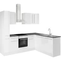 BASIC by Balculina Winkelküche L-Form 250 x 175 cm weiß