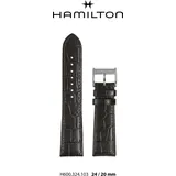 Hamilton Leder Jazzmaster Band-set Leder-braun-24/20 H690.324.103 - braun