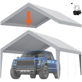 Vevor Garagenzelt 3,94 x 6,10 m grau