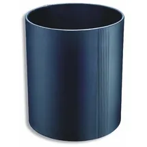 Läufer Papierkorb La Linea Leder schwarz