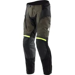 Dainese Super Adventure Absøluteshell, Textilhose D-Dry - Oliv/Schwarz/Neon-Gelb - 44