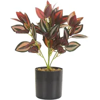 Beliani Kunstpflanze TRADESCANTIA 35 cm Rot,