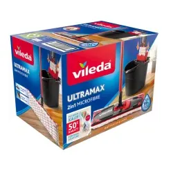 Vileda ULTRAMAX 2in1 Microfibre Bodenwischer Set, 3-teilig 172364 , 1 Set, inkl. 50€ MyDays Gutschein