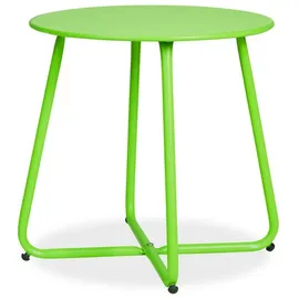 Homestyle4u Beistelltisch Ø 44,5 x 44,5 cm Grün