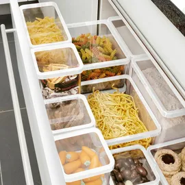 Rotho Frischhaltedose rechteckig transparent/weiß 2,1 l