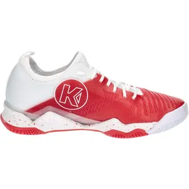 Kempa Hallen-Sport-Schuhe weiß rot