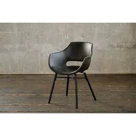 KAWOLA Zaja Kunstleder vintage schwarz