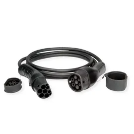 Roline 19.08.0025, eMobility Ladekabel Typ2, 3-phasig, 480VAC (3P+N+E), 32 A, 22 kW, 5 m