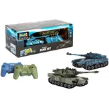 REVELL RC-Panzer Battlefield Tanks 2CH RTR blau, rot (24438)