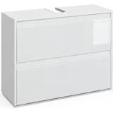 Vicco Waschbeckenunterschrank Majest, Hochglanz, 80.1 x 62 cm mit 2 Schubladen, Vicco