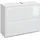 Vicco Waschbeckenunterschrank Majest, Hochglanz, 80.1 x 62 cm mit 2 Schubladen, Vicco