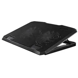 Hama Laptop-Kühler Black Metal Neigbar 2 Lüfter Schwarz
