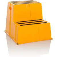 HJH Office Tritthocker TIO-E2 Kunststoff 51 x 57 x 65 cm Gelb