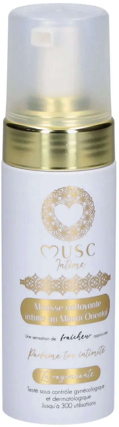 Musc Intime Monoi Oriental Mousse Nettoyante Intime 150 ml Schuim
