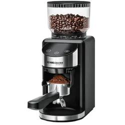 ROMMELSBACHER EKM 400, Mühle mit Mahlwerk, 220 g, Kegelmahlwerk, Edelstahl, Schw