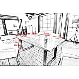 KAWOLA LORE 90 x 78 x 180 cm braun/silber