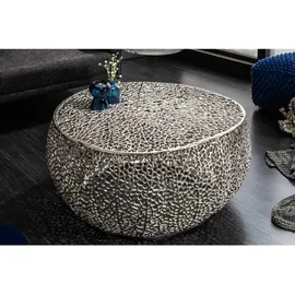 Riess-Ambiente Abstract Leaf Silber Metall 80 x 41 cm