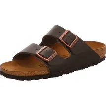Birkenstock Arizona Naturleder schmal dunkelbraun 38