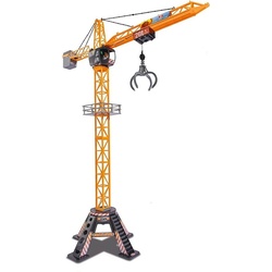 Dickie Toys Spielzeug-Kran Dickie Toys - Mega Crane (120 cm) – extra großer Spielkran, mit Fe
