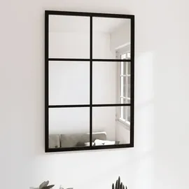 vidaXL Wandspiegel 40 x 80 cm Schwarz
