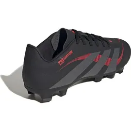 adidas Predator Club FG/MG Herren Core Black/Grey Four/Lucid Red 44 2/3